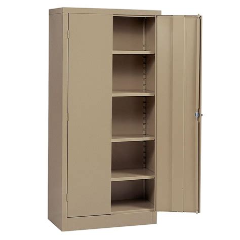 KLËARVŪE Cabinetry® 19' L-shaped kitchen features 12 <b>cabinets</b>, including an 18" wide drawer bank, lazy suan corner, 36" wide sink base and 36" wide <b>cabinet</b> over the refrigerator. . Menards storage cabinets